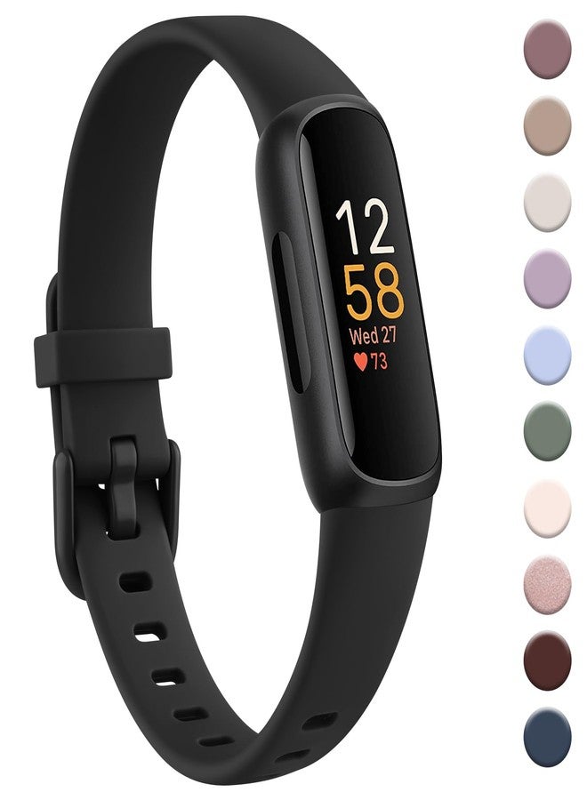 اي كي سوار AK متوافق مع سوار Fitbit Inspire 3 للرجال والنساء، أساور رياضية بديلة قابلة للتعديل لجهاز تتبع اللياقة البدنية Fitbit Inspire 3 (أسود) - Image 1